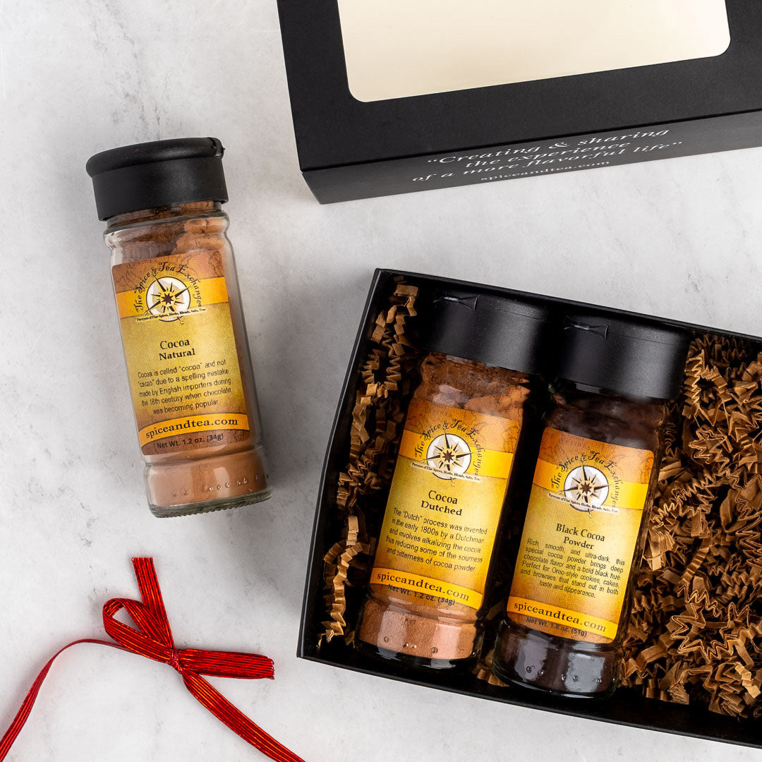 Cocoa Trio Shaker Gift Box contents